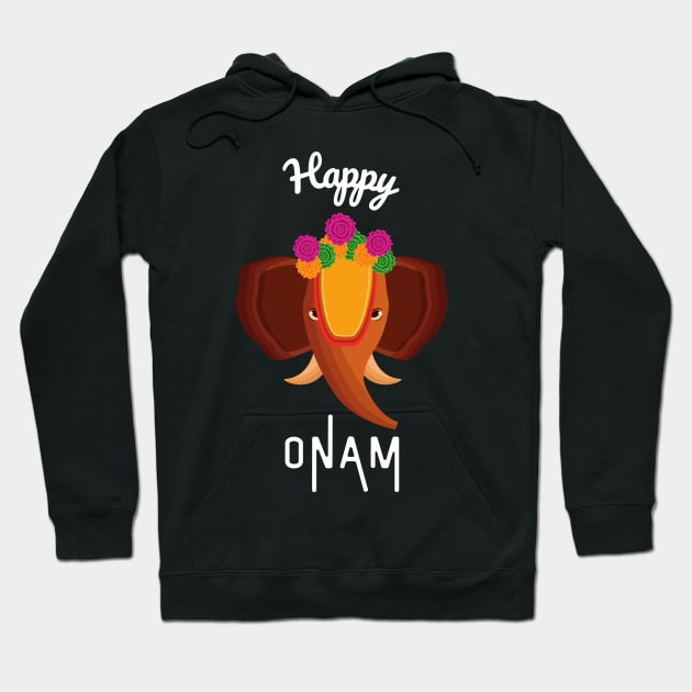 Happy Onam Hoodie by GMAT